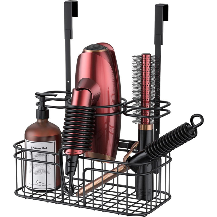 Hair dryer shop holder cabinet